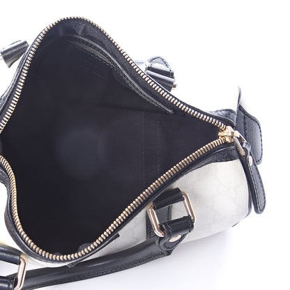 Gucci GG Plus Monogram Small Joy Boston White Black 4 of 8
