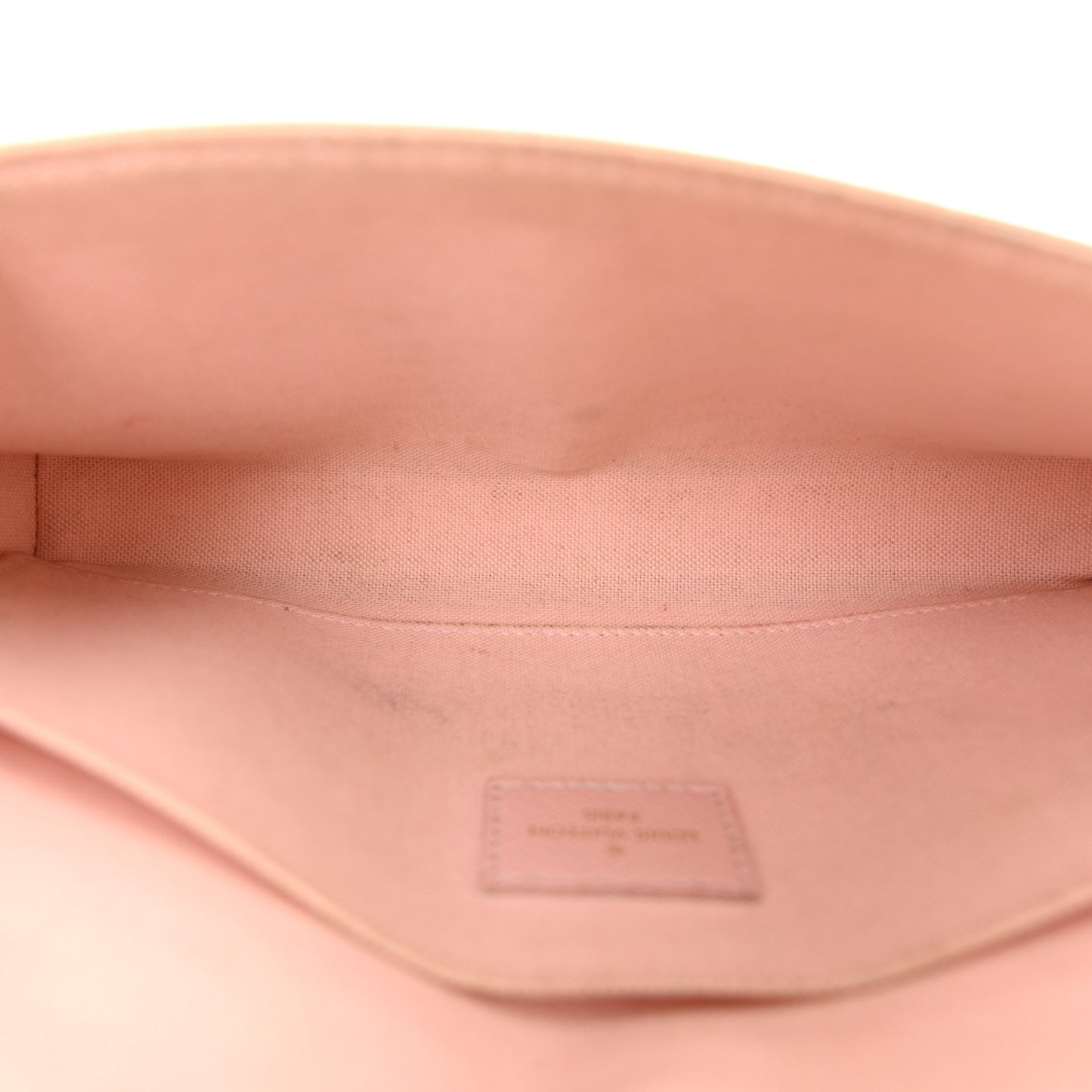 Damier Azur Pochette Felicie Chain Wallet Rose Ballerine
