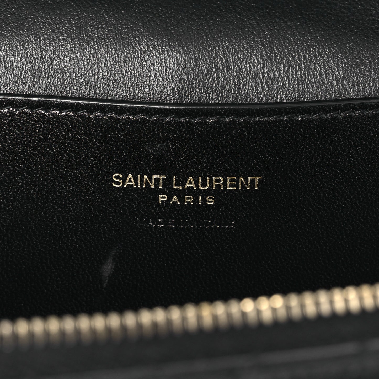 Lambskin Quilted Mini Gaby Vanity Case Black