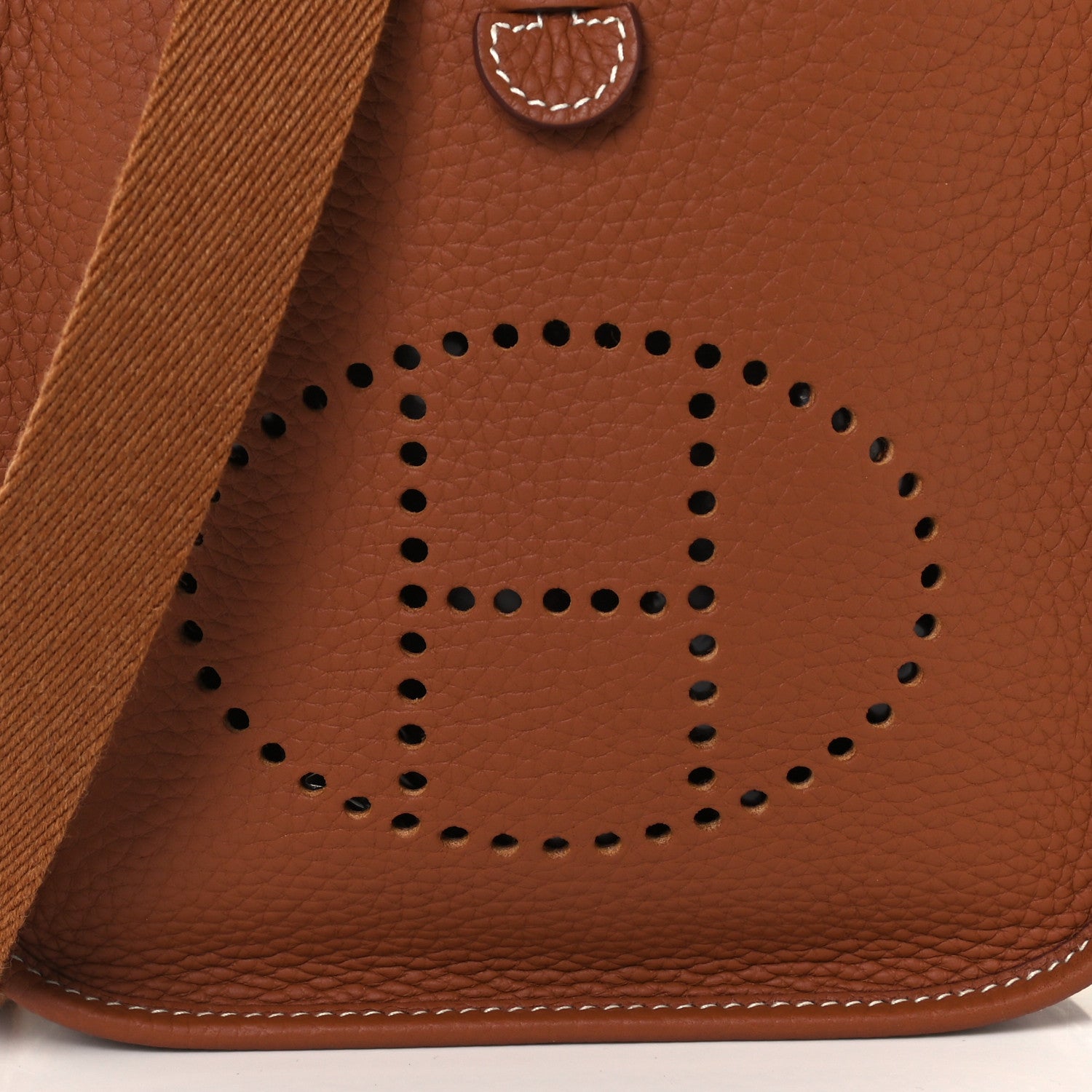 Hermes Taurillon Clemence Evelyne TPM Gold 7 of 9