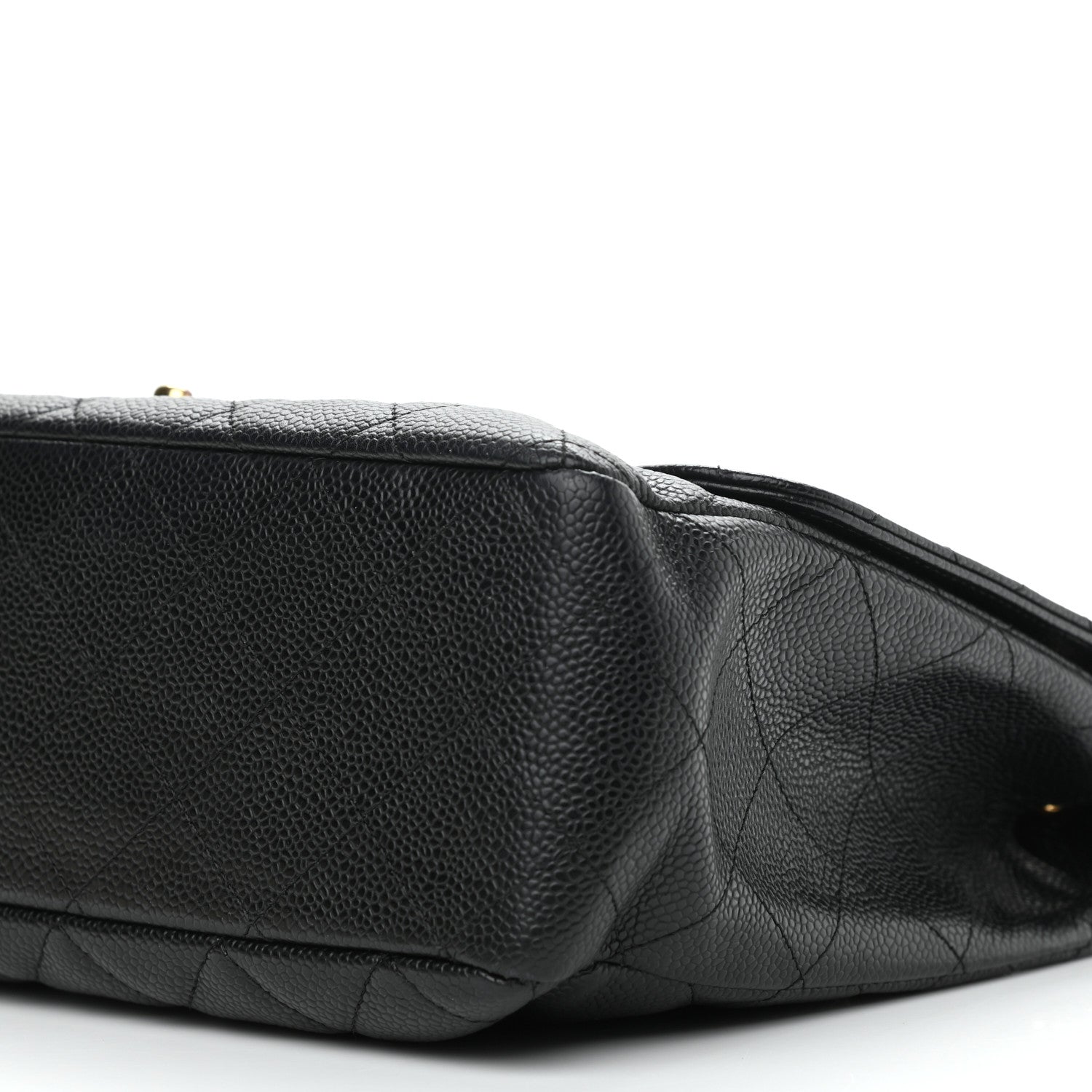 Chanel Caviar Quilted Jumbo Single Flap Black 9 of 14