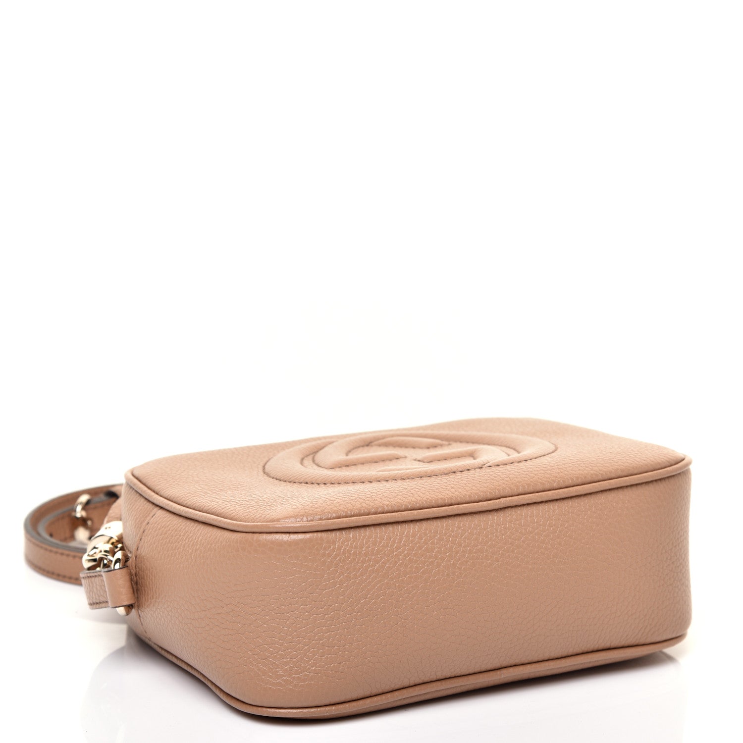 Gucci Pebbled Calfskin Small Soho Disco Bag Rose Beige 4 of 11
