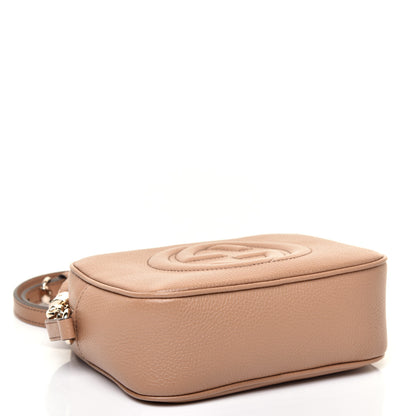 Gucci Pebbled Calfskin Small Soho Disco Bag Rose Beige 4 of 11