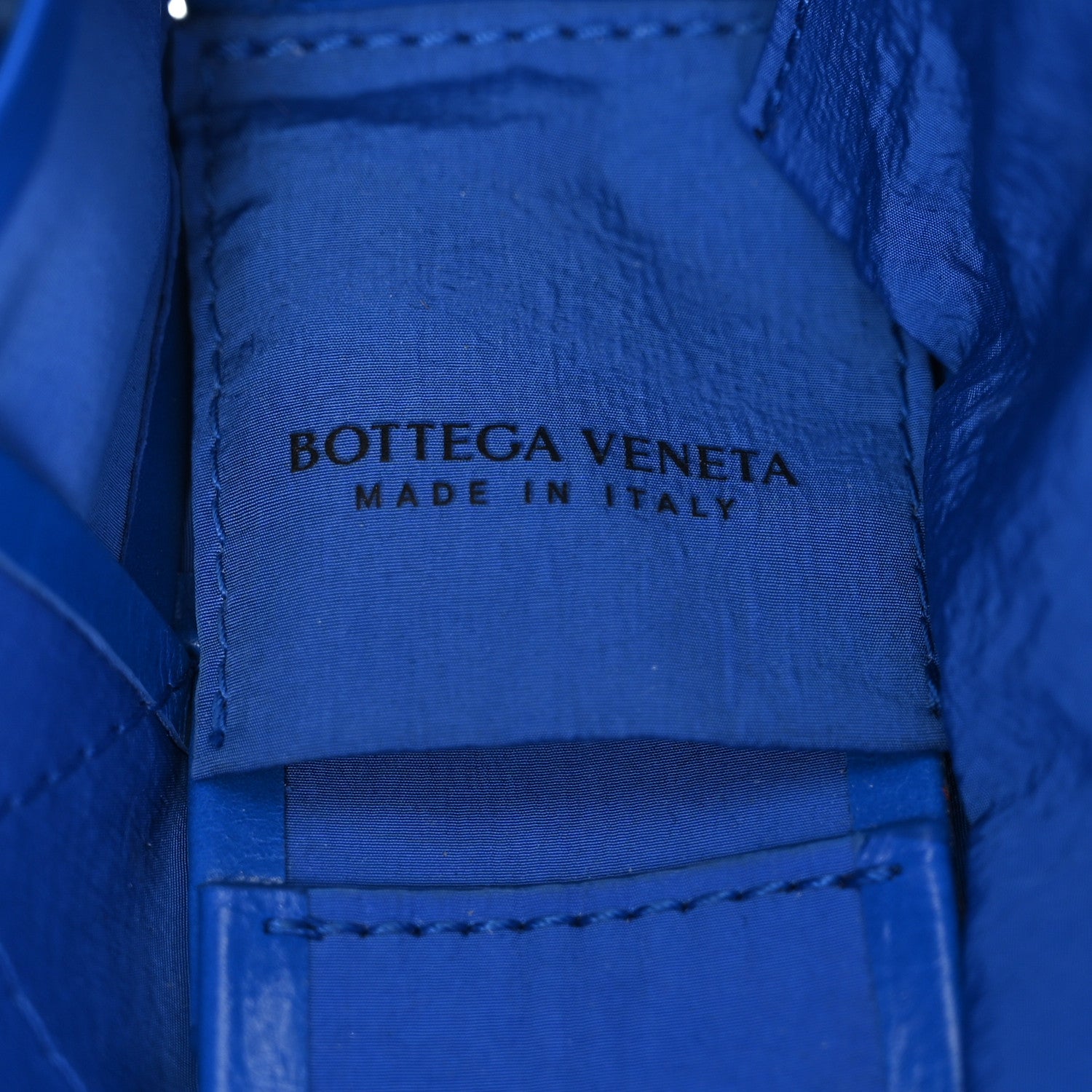 Bottega Veneta Paper Calfskin Maxi Intreccio Cassette Crossbody Bag Cobalt 6 of 10