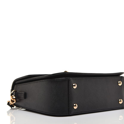 MCM Saffiano Milla Crossbody Black 7 of 9