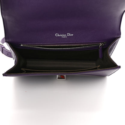 Christian Dior Grained Calfskin Medium Diorama Flap Bag Purple 5 of 10