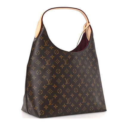 Louis Vuitton Monogram Flower Hobo Beige 3 of 10