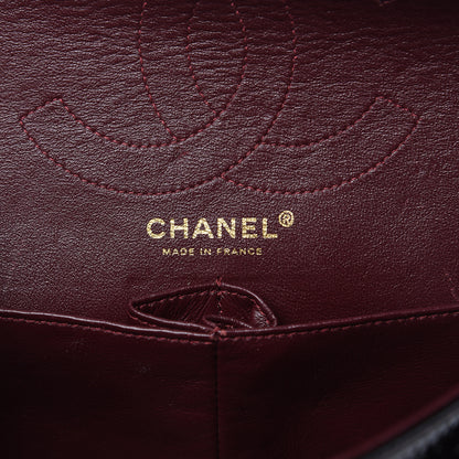 Chanel Crackled Patent Calfskin Puzzle 2.55 Reissue 226 Flap Black 6 of 13