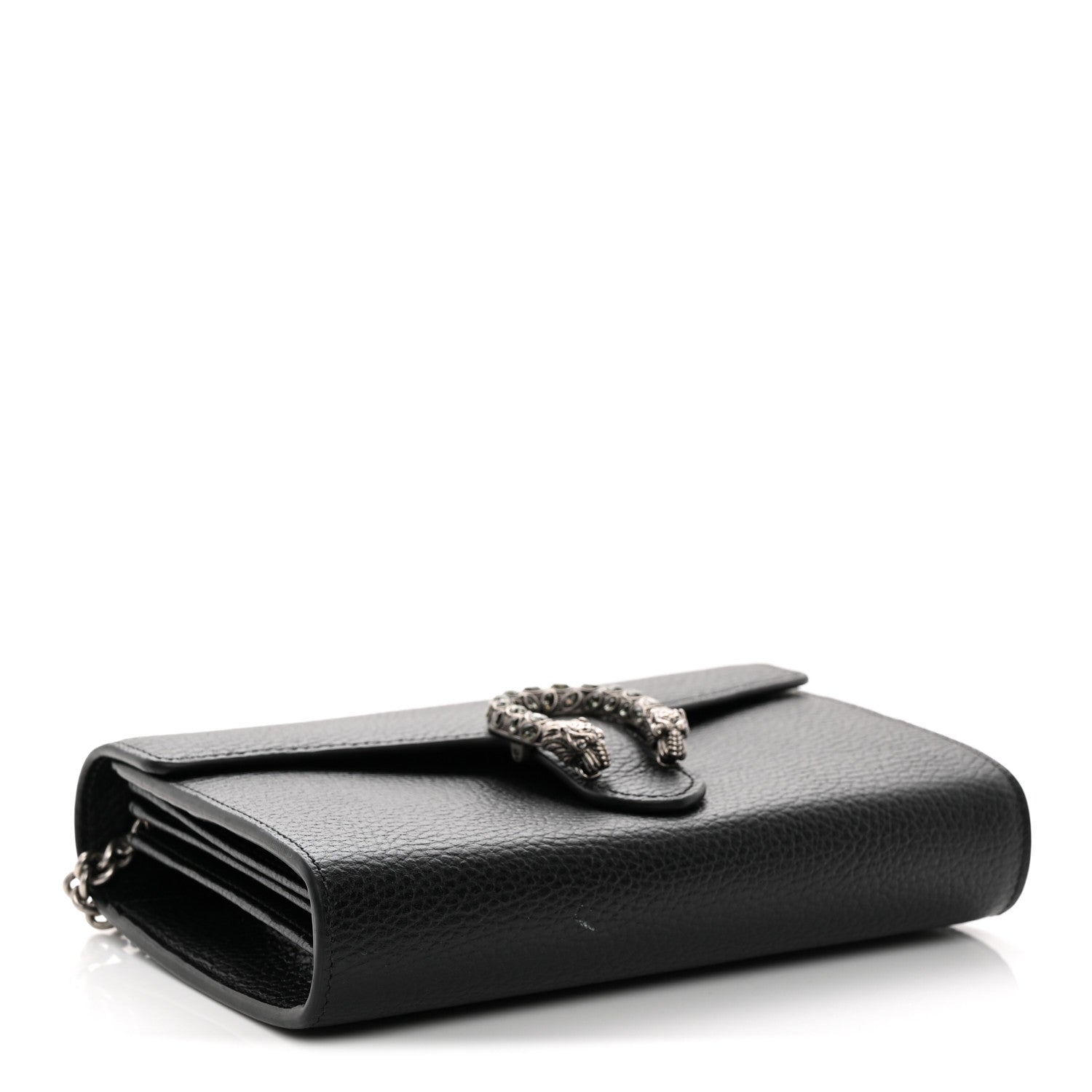 Gucci Calfskin Mini Dionysus Chain Wallet Black 1895632 – FASHIONPHILE