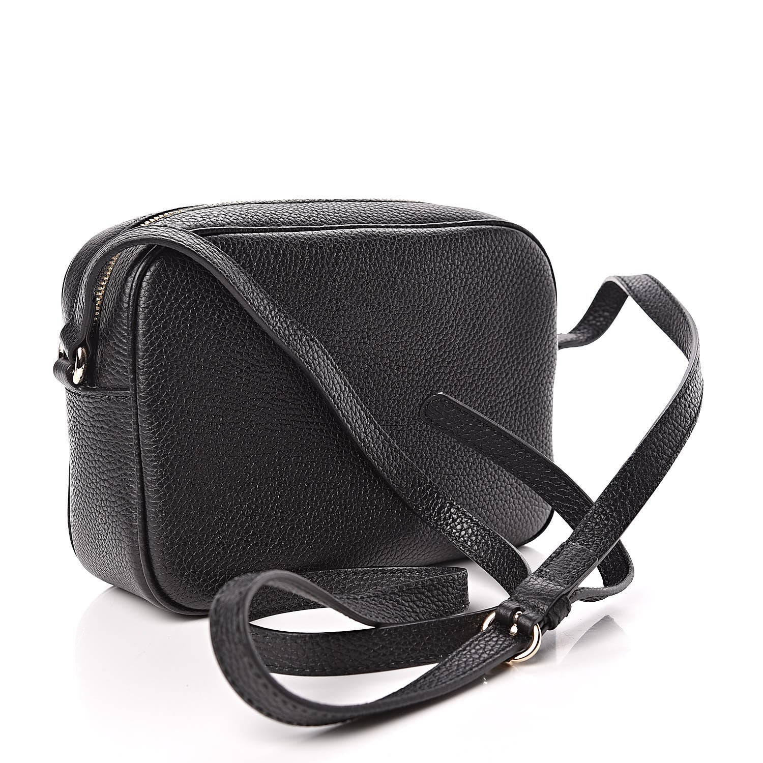 Gucci Pebbled Calfskin Small Soho Disco Bag Black 3 of 9