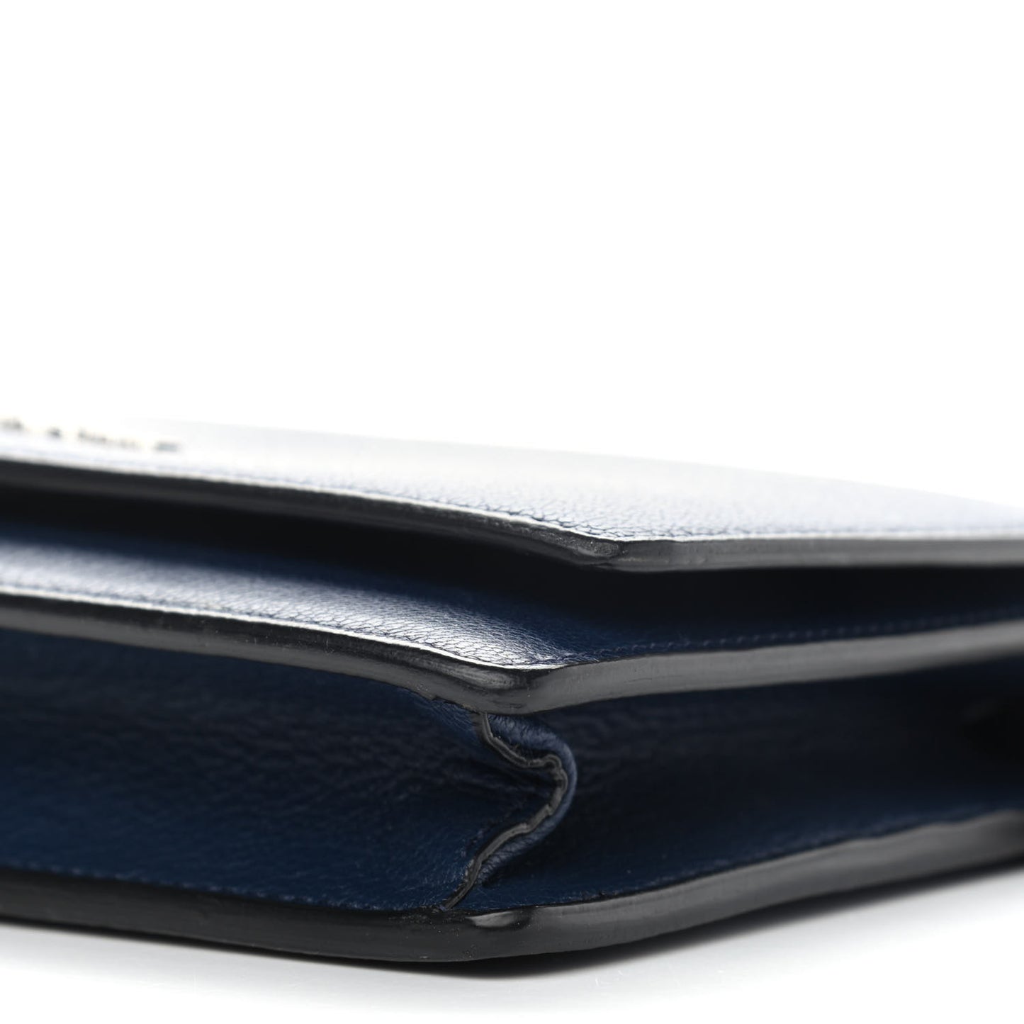 Sugar Goatskin Pandora Chain Wallet Navy