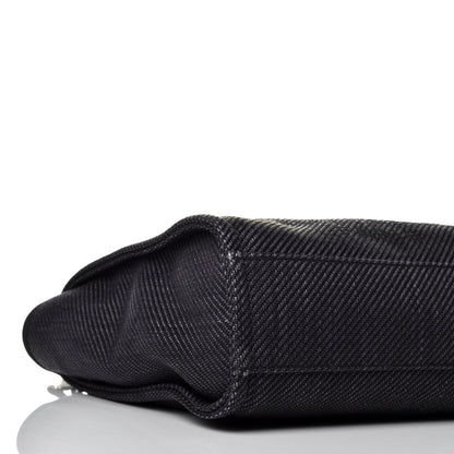 Chanel Mixed Fibers Calfskin Mini Deauville Tote Black 6 of 8