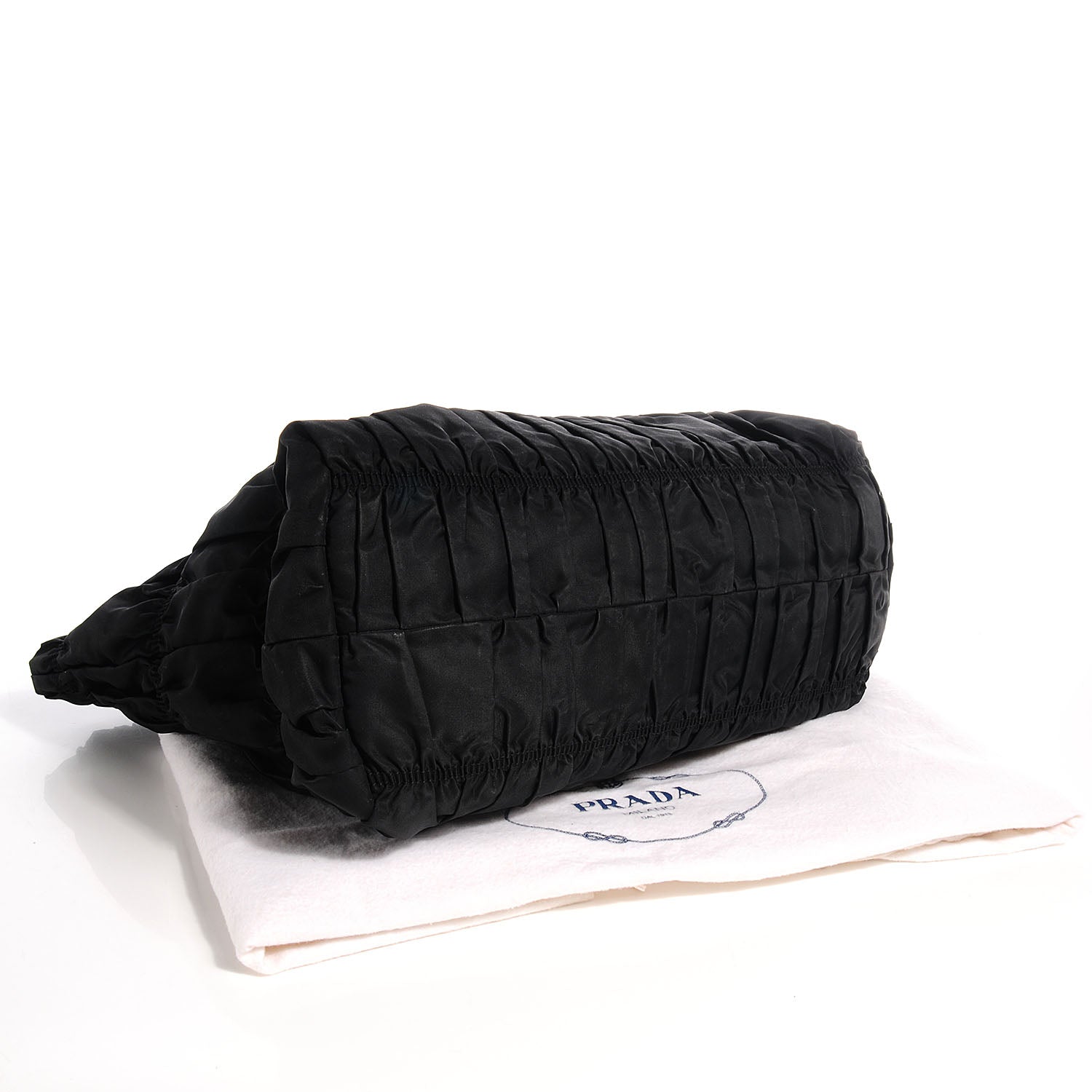 Prada Tessuto Nylon Gaufre Tote Nero Black 4 of 12