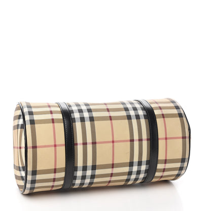 Burberry House Check Barrel Bag Black 3 of 9
