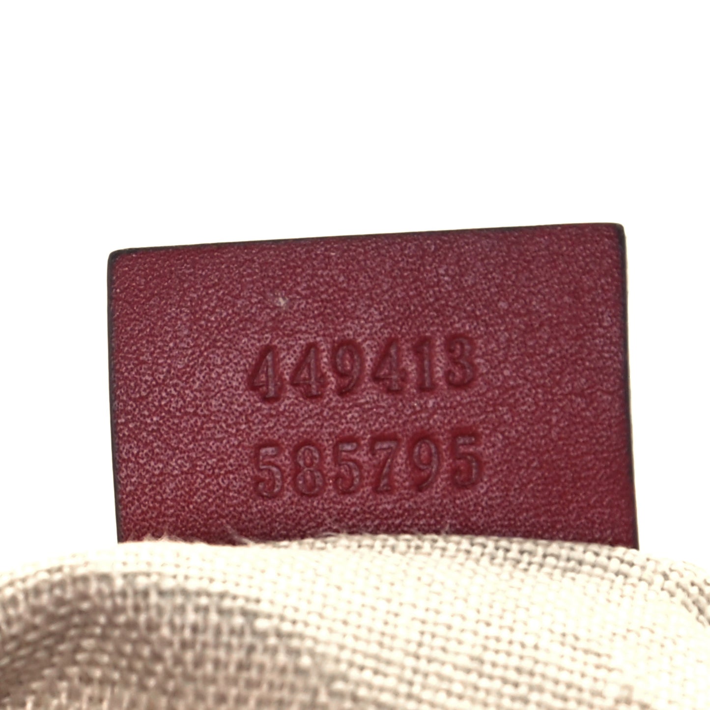 Microguccissima Mini Bree Messenger Bag Red