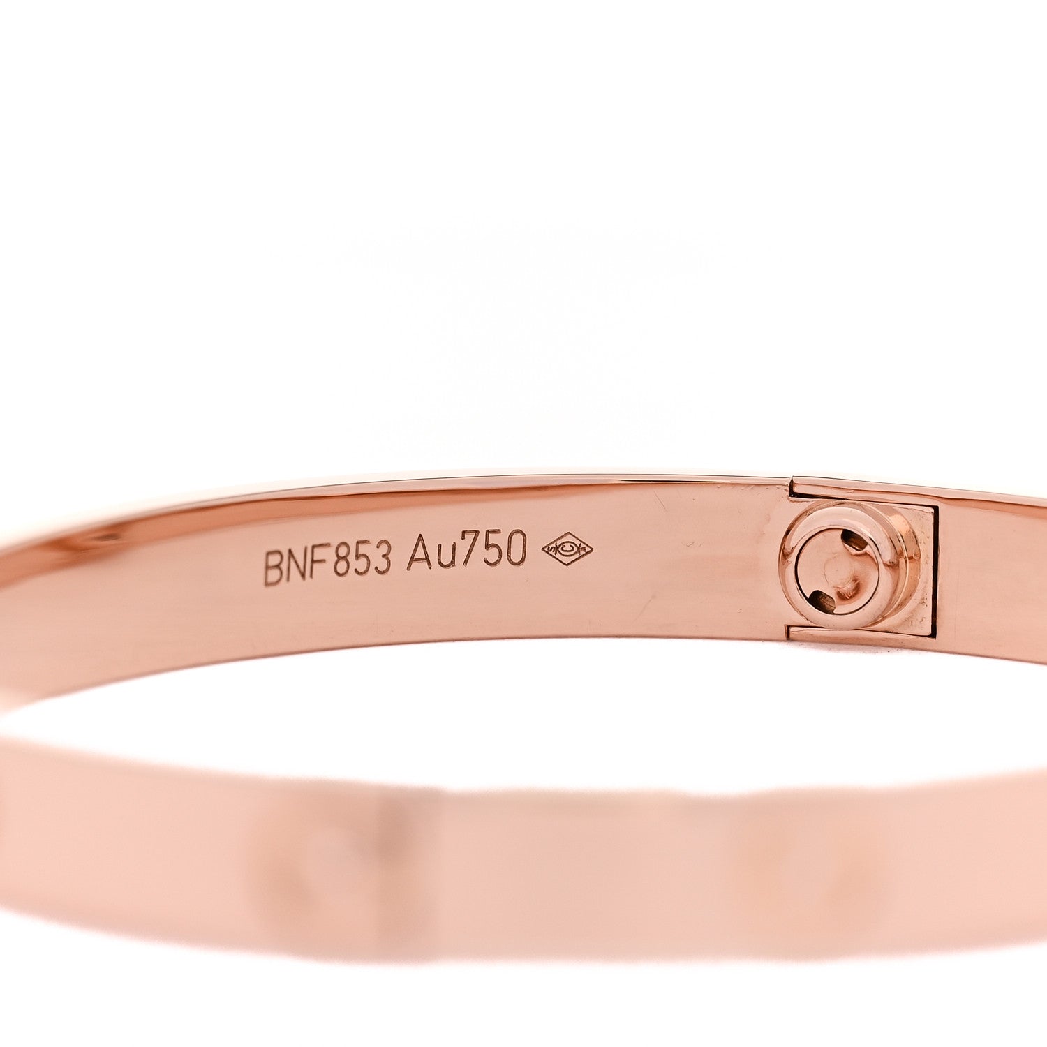Cartier 18K Pink Gold LOVE Bracelet 17 4 of 6