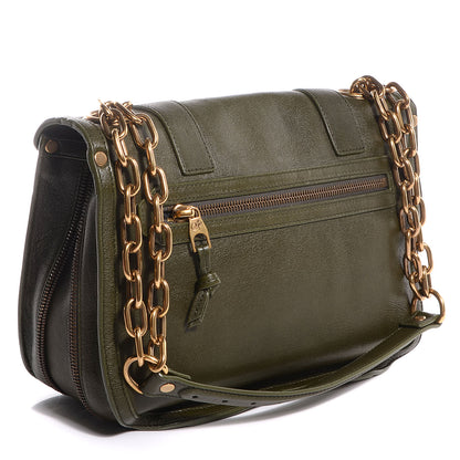 Proenza Schouler Leather PS1 Mini Messenger Bag Military 3 of 10
