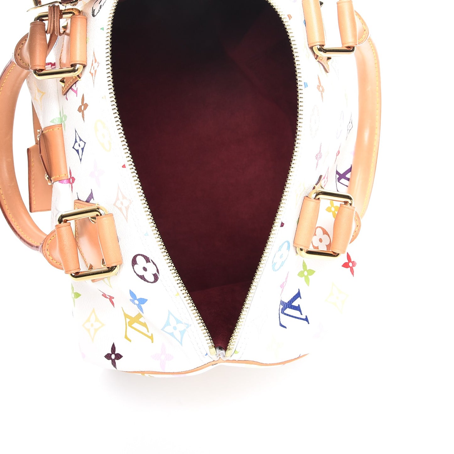 Monogram Multicolor Speedy 30 White