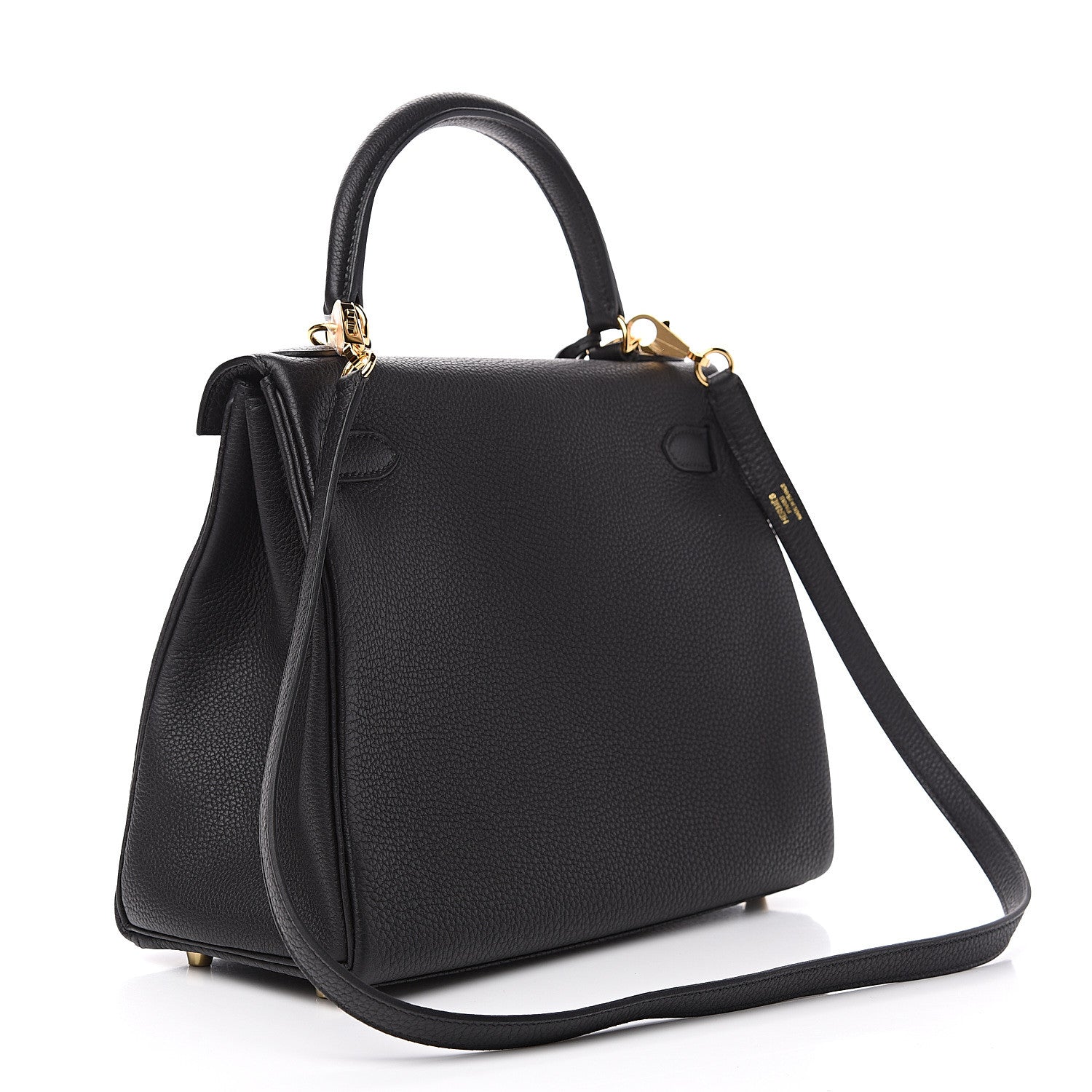 Hermes Togo Kelly Retourne 28 Black 2 of 9