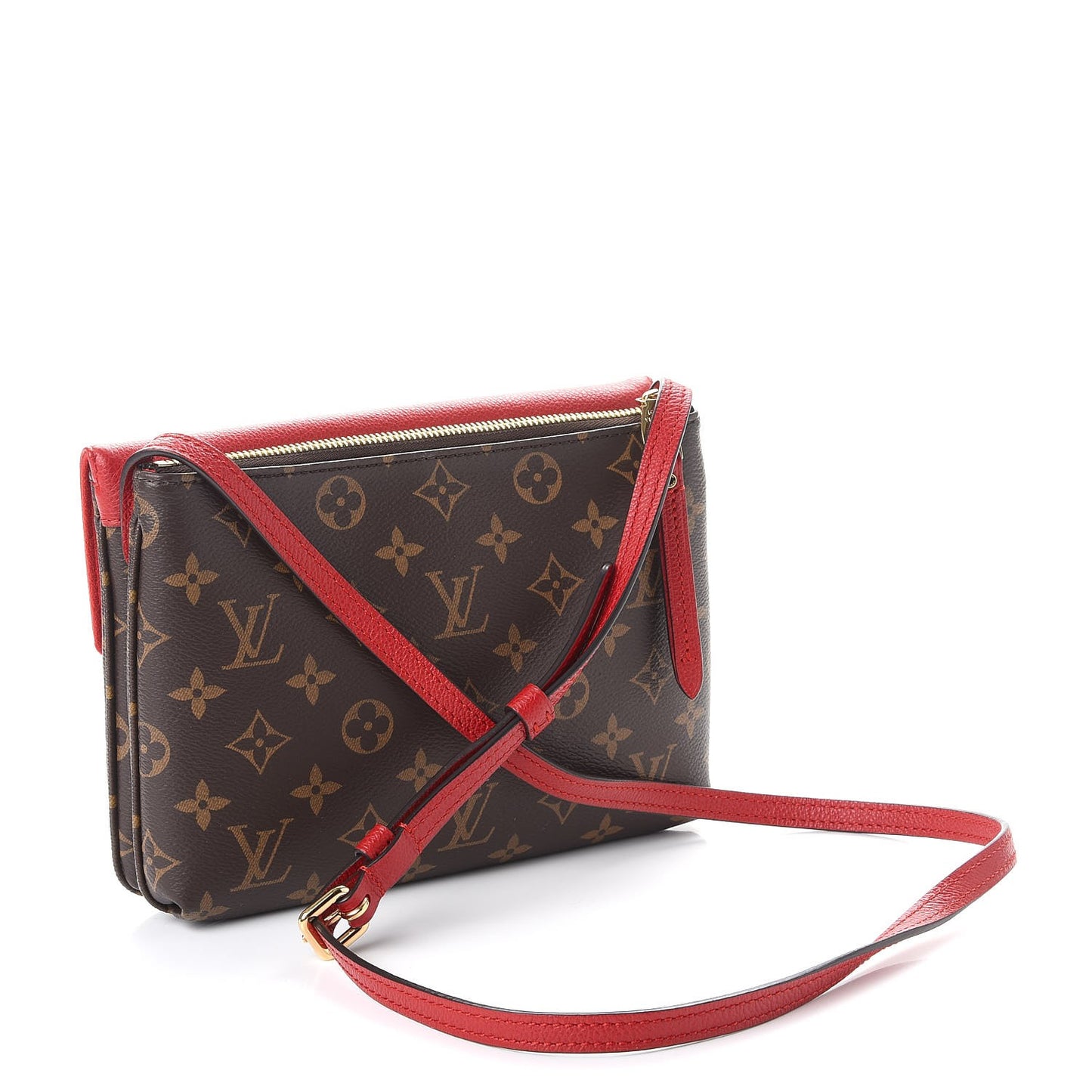 Monogram Twice Pochette Cherry