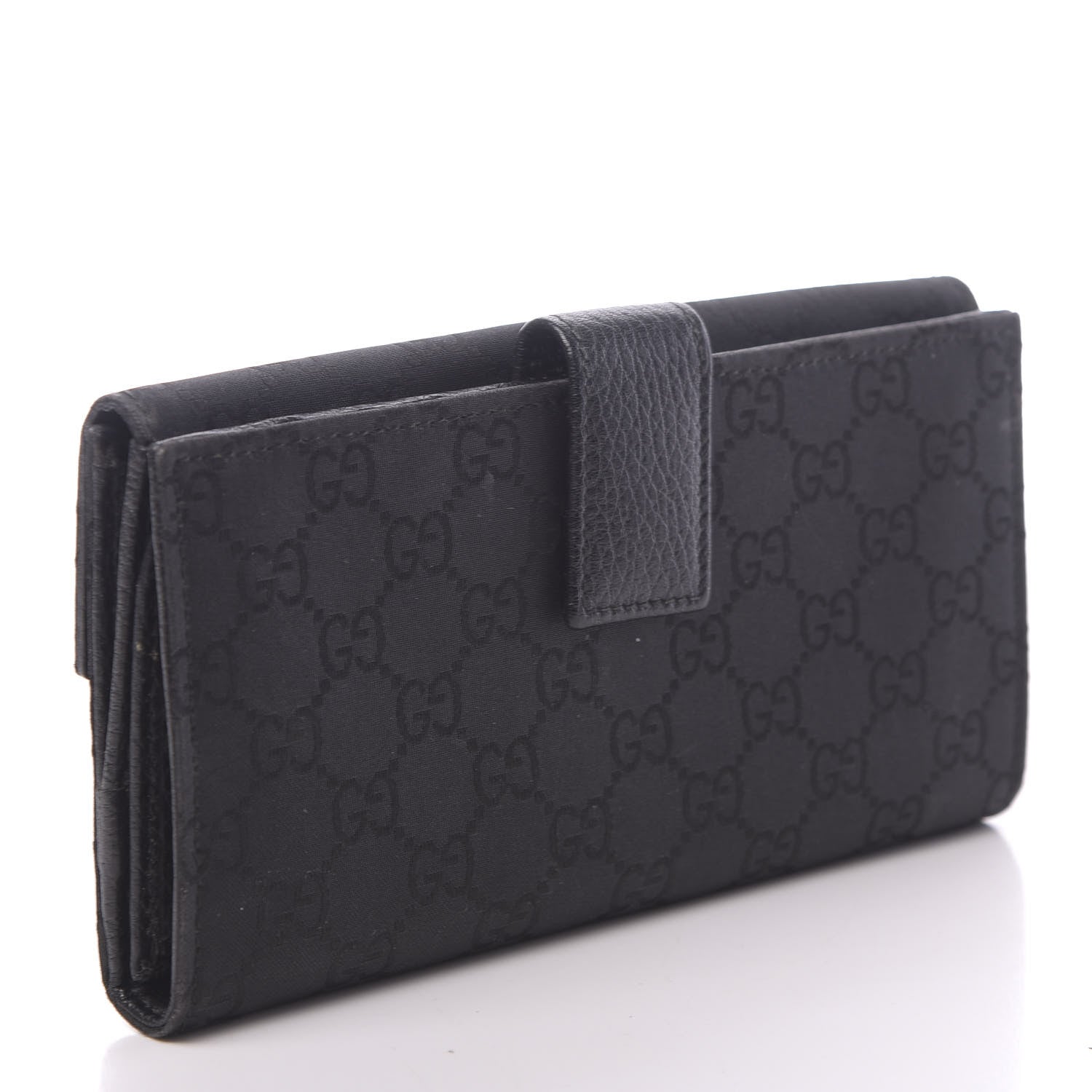 Gucci Monogram Eclipse Continental Wallet Black 3 of 7