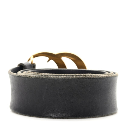 Gucci Faded Calfskin Double G 40mm Belt 85 34 Black 2 of 4