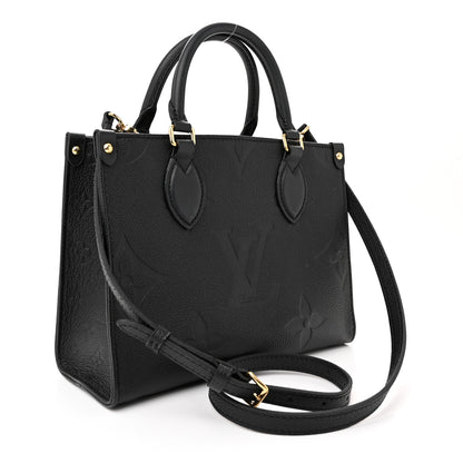 Louis Vuitton Empreinte Monogram Giant Onthego PM Black 3 of 9