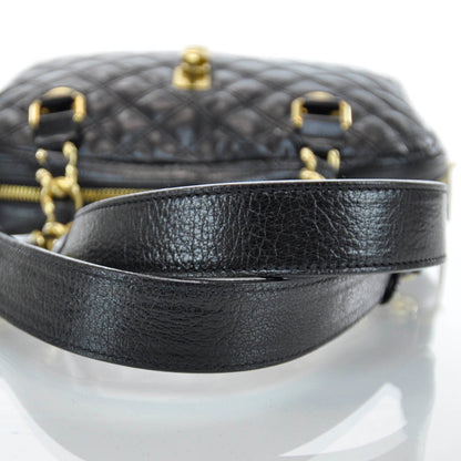 Marc Jacobs Leather Quilted Karlie Satchel Black 6 of 9