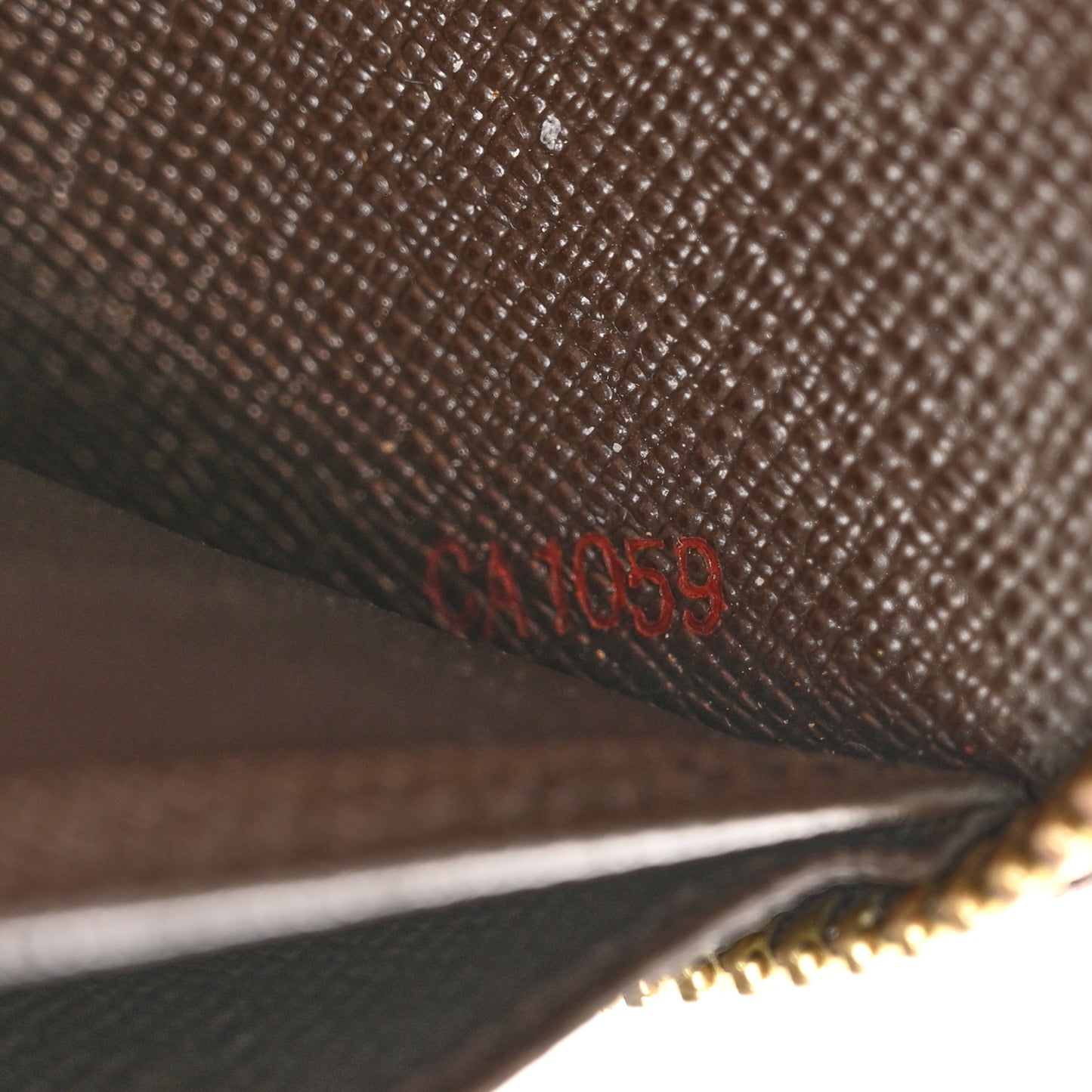 Damier Ebene Zippy Wallet