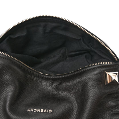 Givenchy Pebbled Calfskin Medium Pyramid Stud Pandora Black 5 of 11