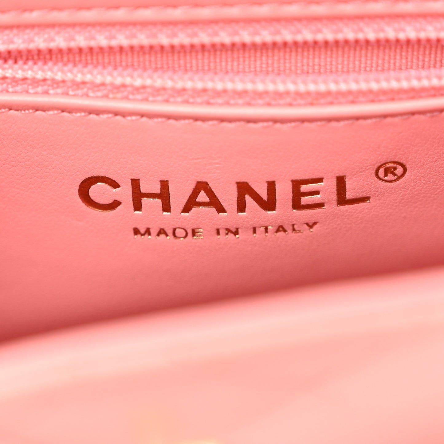Shiny Aged Calfskin Quilted Nano Kelly Shopper Coral Pink
