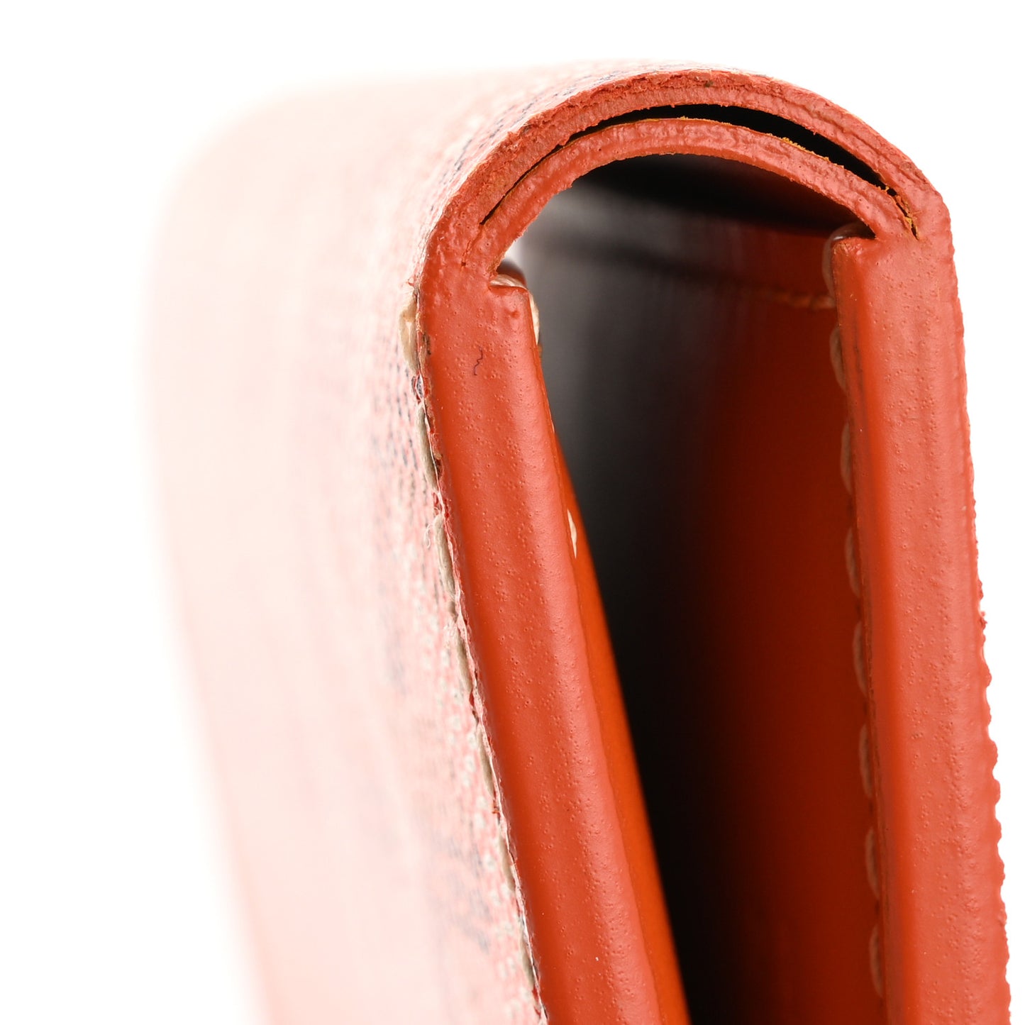 Goyardine Saint Pierre Card Holder Orange