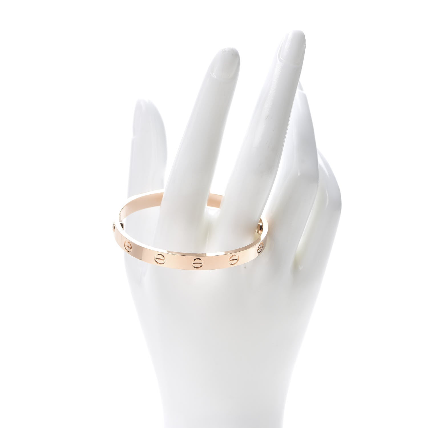 Cartier 18K Pink Gold LOVE Bracelet 16 2 of 8