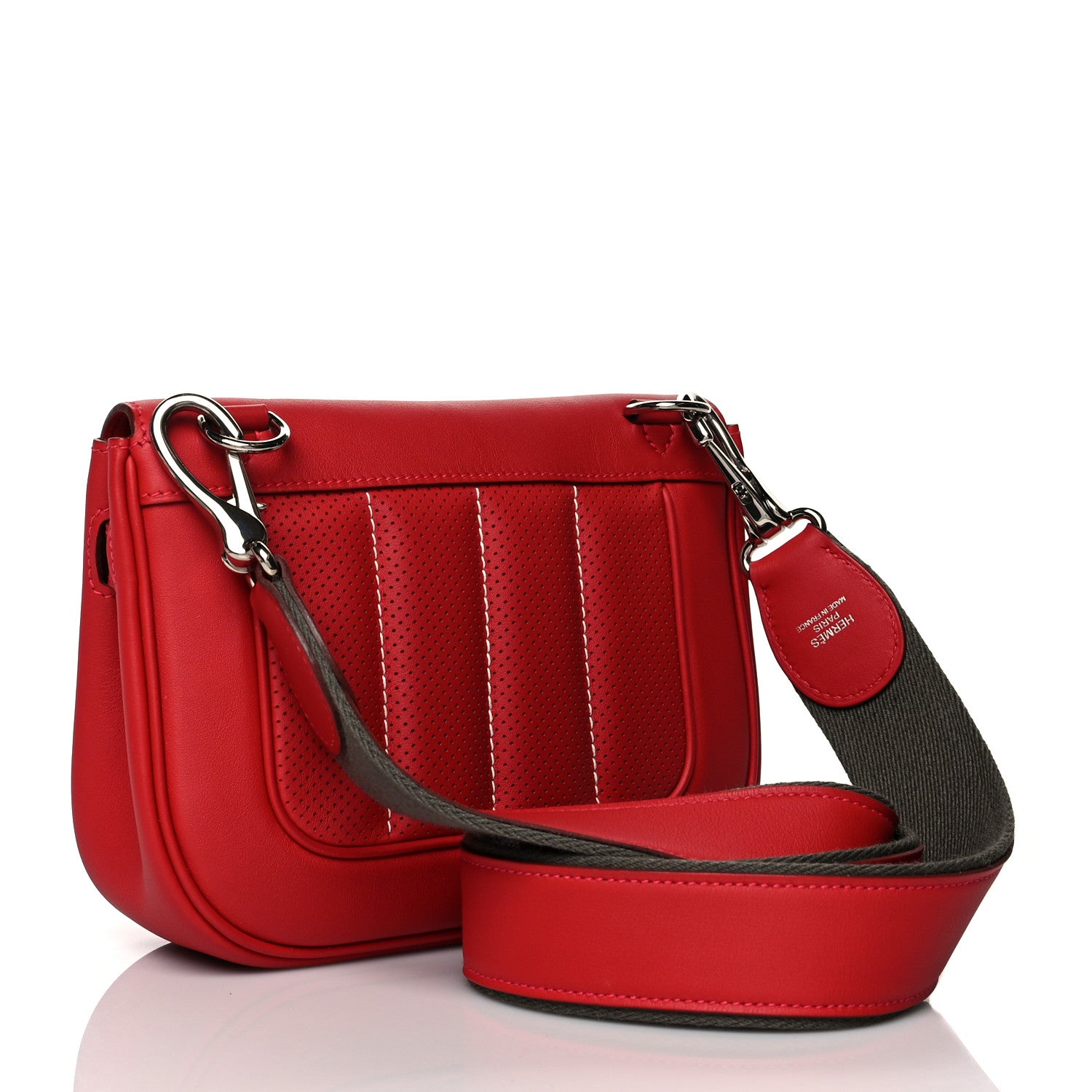 Hermes Swift Mini Sac Berline Vermillion 3 of 12