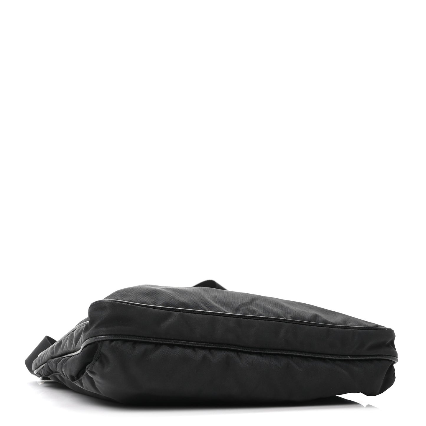 Tessuto Nylon Saffiano Small Crossbody Bag Black