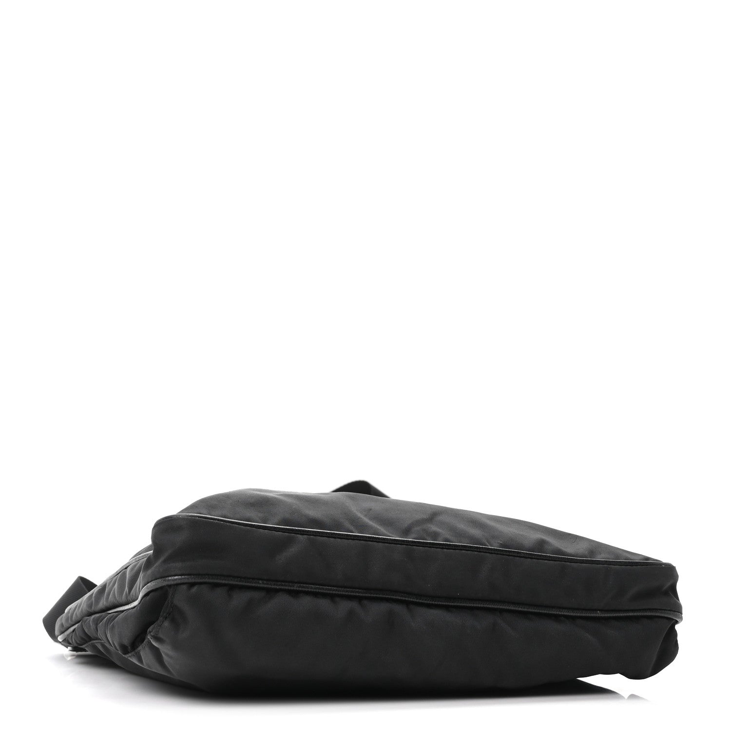 Prada Tessuto Nylon Saffiano Small Crossbody Bag Black 4 of 10