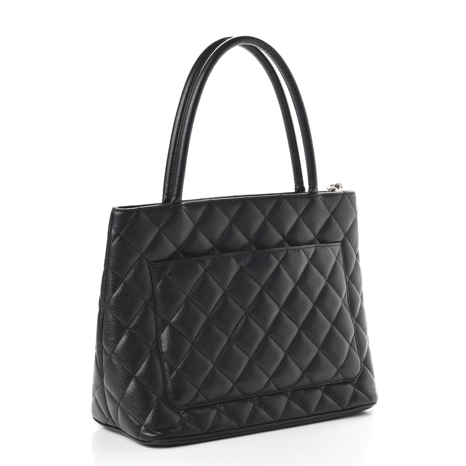 Chanel Caviar Quilted Medallion Tote Black 3 of 10