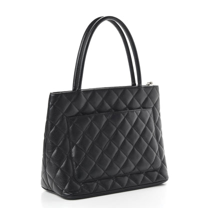 Chanel Caviar Quilted Medallion Tote Black 3 of 10