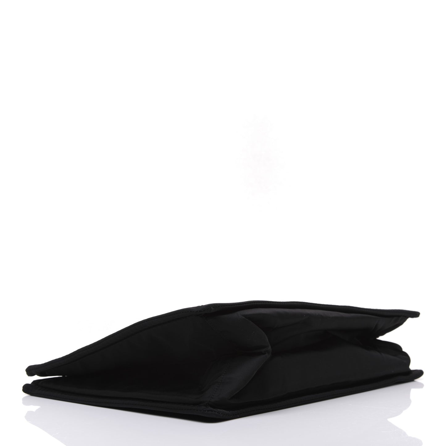 Tessuto Nylon Chain Shoulder Bag Black