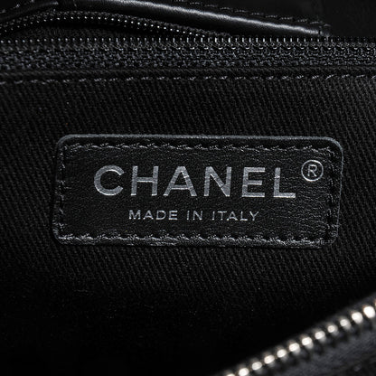 Chanel Calfskin Perforated Up In The Air Tote Black 9 of 9