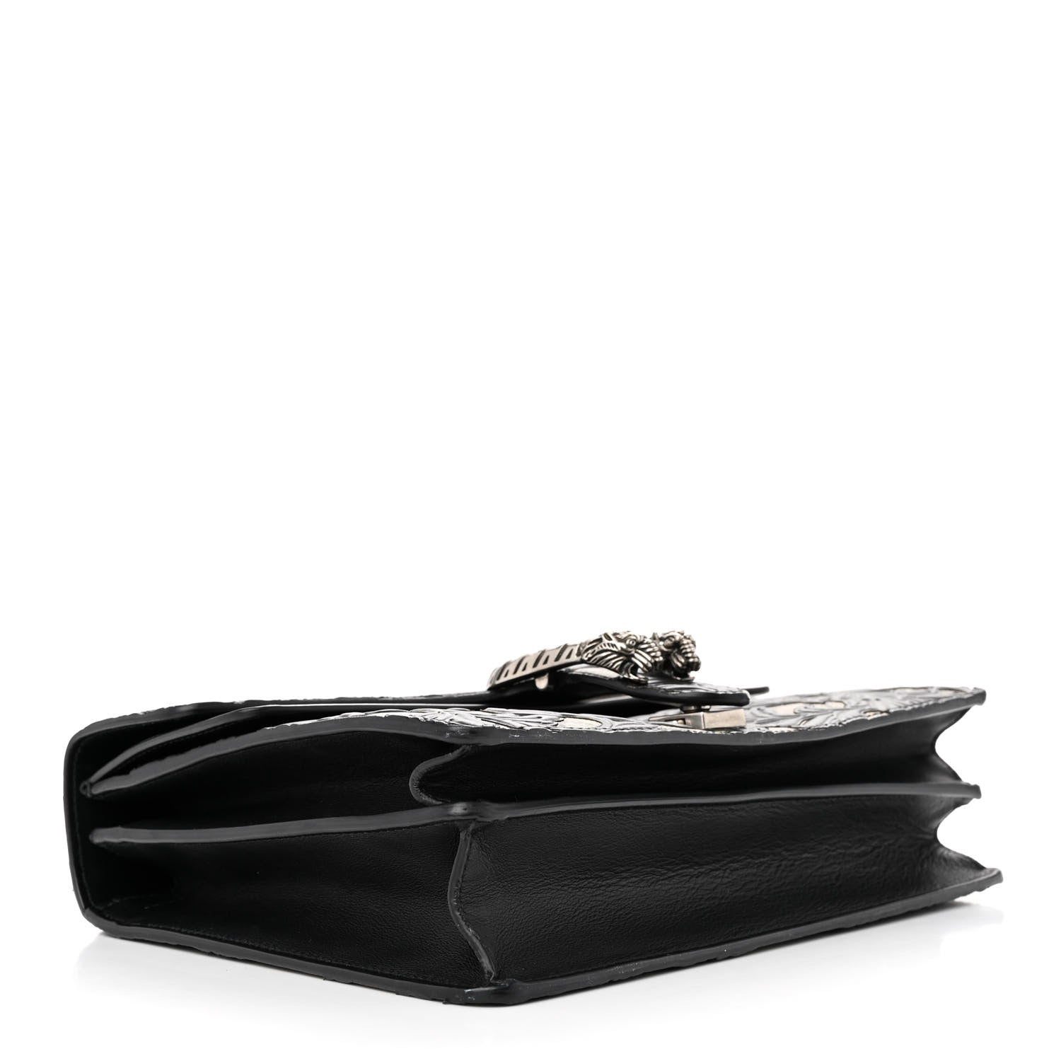 Gucci GG Supreme Monogram Arabesque Medium Dionysus Shoulder Bag Black 4 of 14