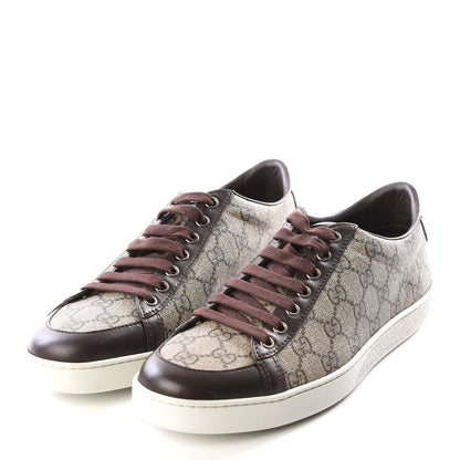 Gucci GG Supreme Monogram Womens Tessuto Sneakers 39.5 Ebony 2 of 9
