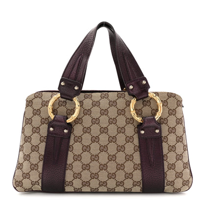 Gucci Monogram Small Bamboo Tote 1 of 13