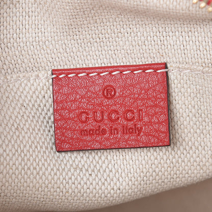 Gucci Pebbled Calfskin Small Soho Disco Bag Tabasco Red 6 of 7