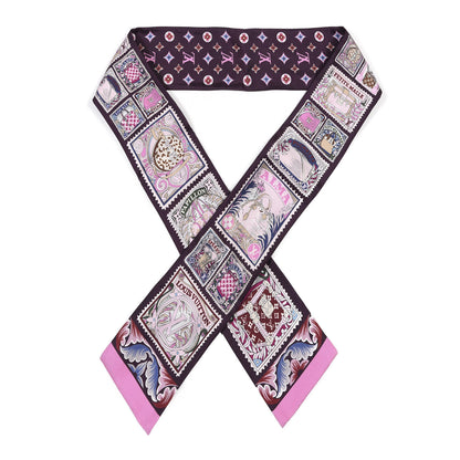 Louis Vuitton Silk Lettre A Louis Bandeau Bordeaux 1 of 3