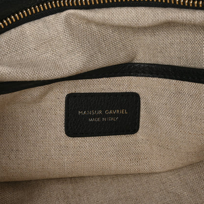 Mansur Gavriel Calfskin Tulipano Bag Black 6 of 9