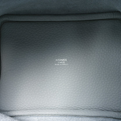 Hermes Taurillon Clemence Picotin Lock 18 PM Bleu Pale 6 of 10