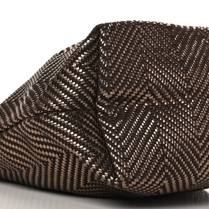 Hermes Chevron Herringbone Canvas Chennai PM Tote 8 of 9