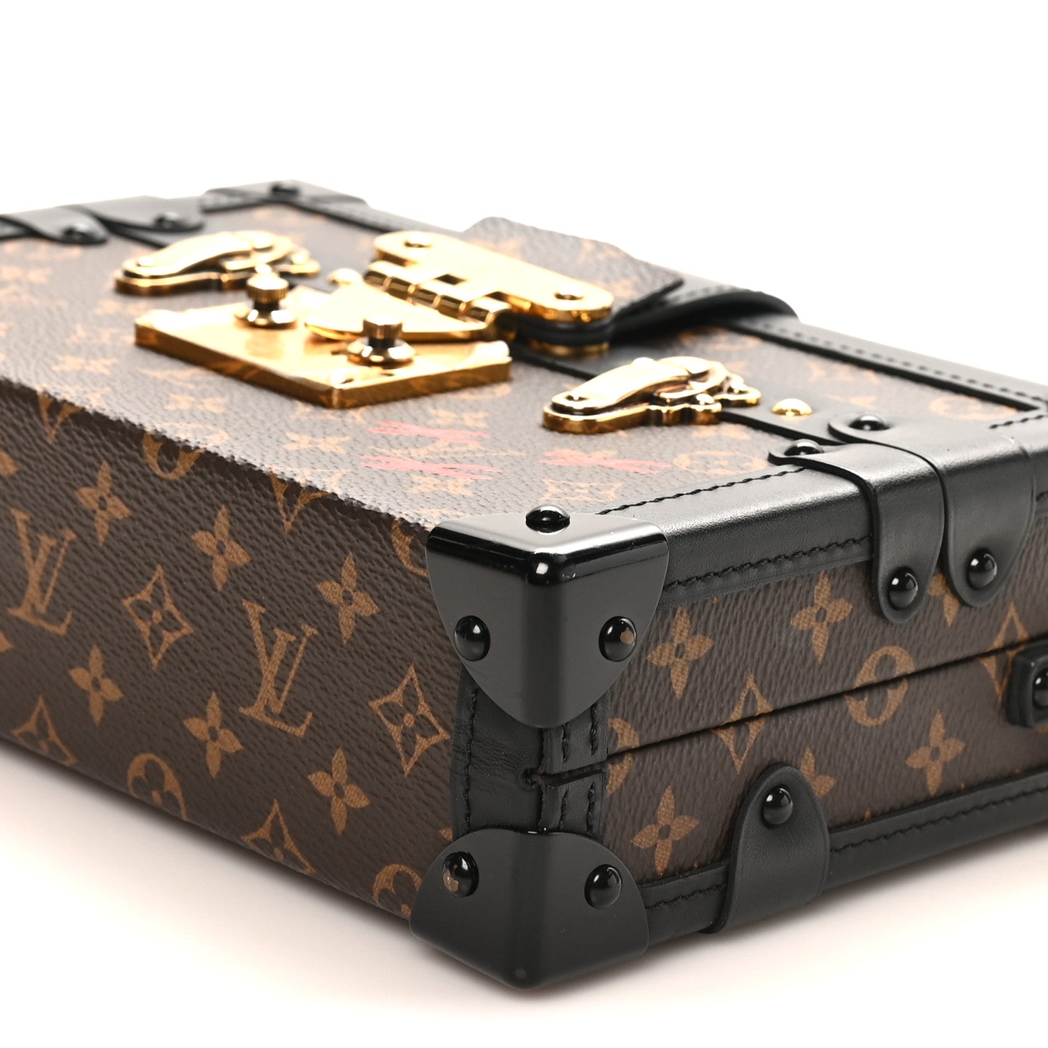 Louis Vuitton Monogram Petite Malle Black 9 of 9