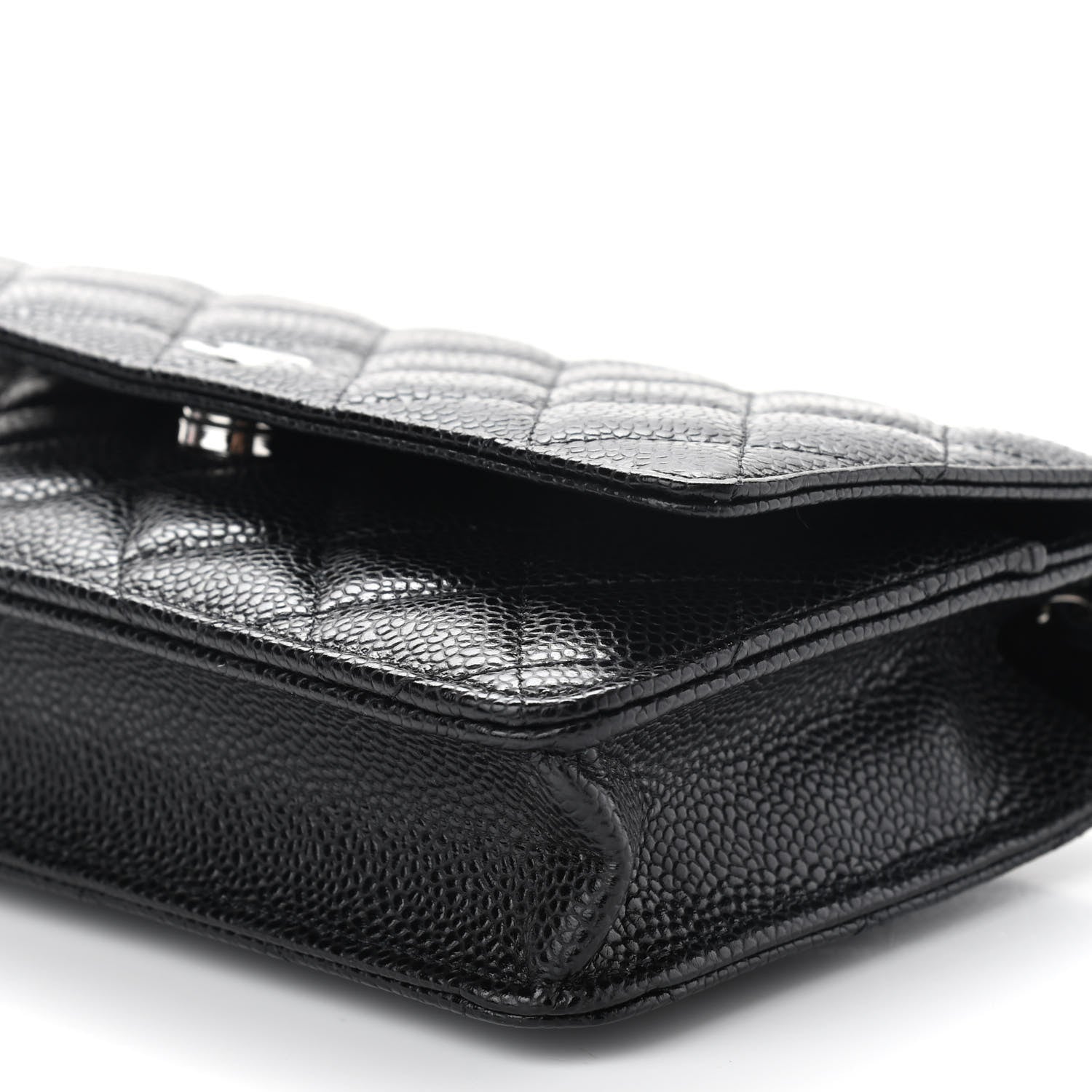 Chanel Caviar Quilted Wallet On Chain WOC Black 9 of 10